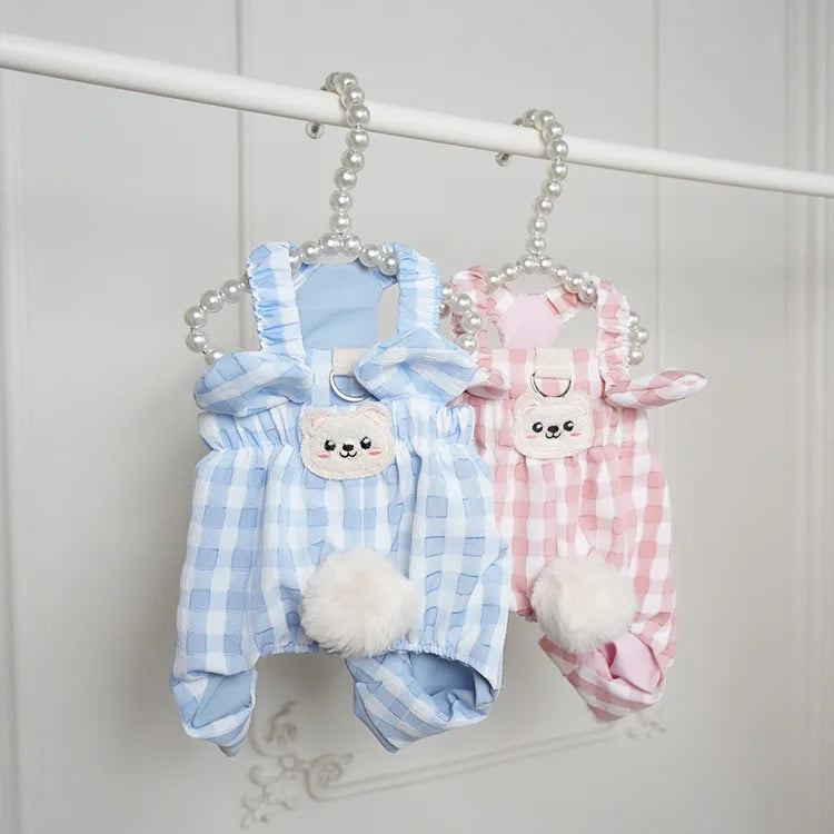 Picnic Check - Pet Four-Leg Overalls